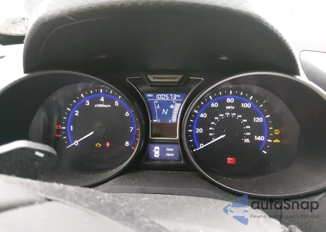 2014 Hyundai Veloster Turbo W/Black from USA, damaged, VIN KMHTC6AE4EU208072